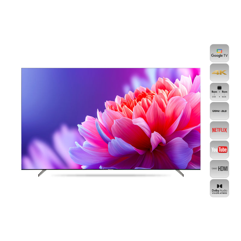 MULTY NET GOOGLE T.V 4K-UHD 55 IQ50 BLACK (55") - 2025