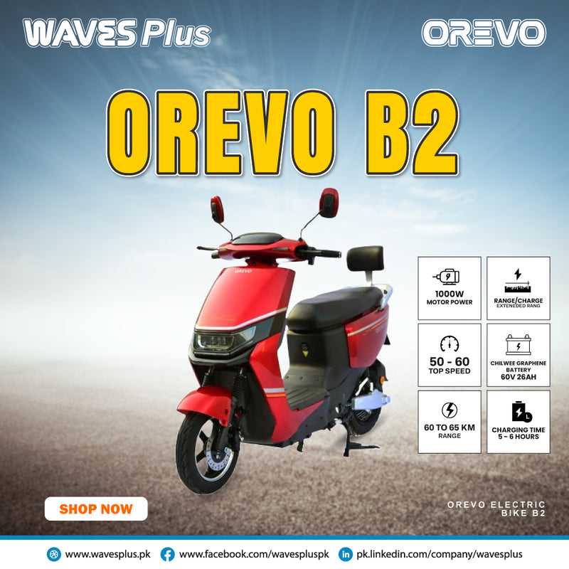 OREVO ELECTRIC SCOOTER OREVO B2 RED