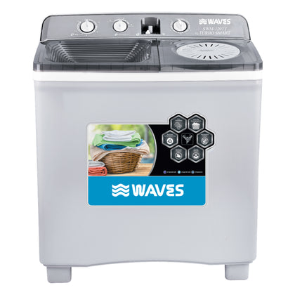 WAVES TWIN TUB WWM-75TT SMART (8 KG)